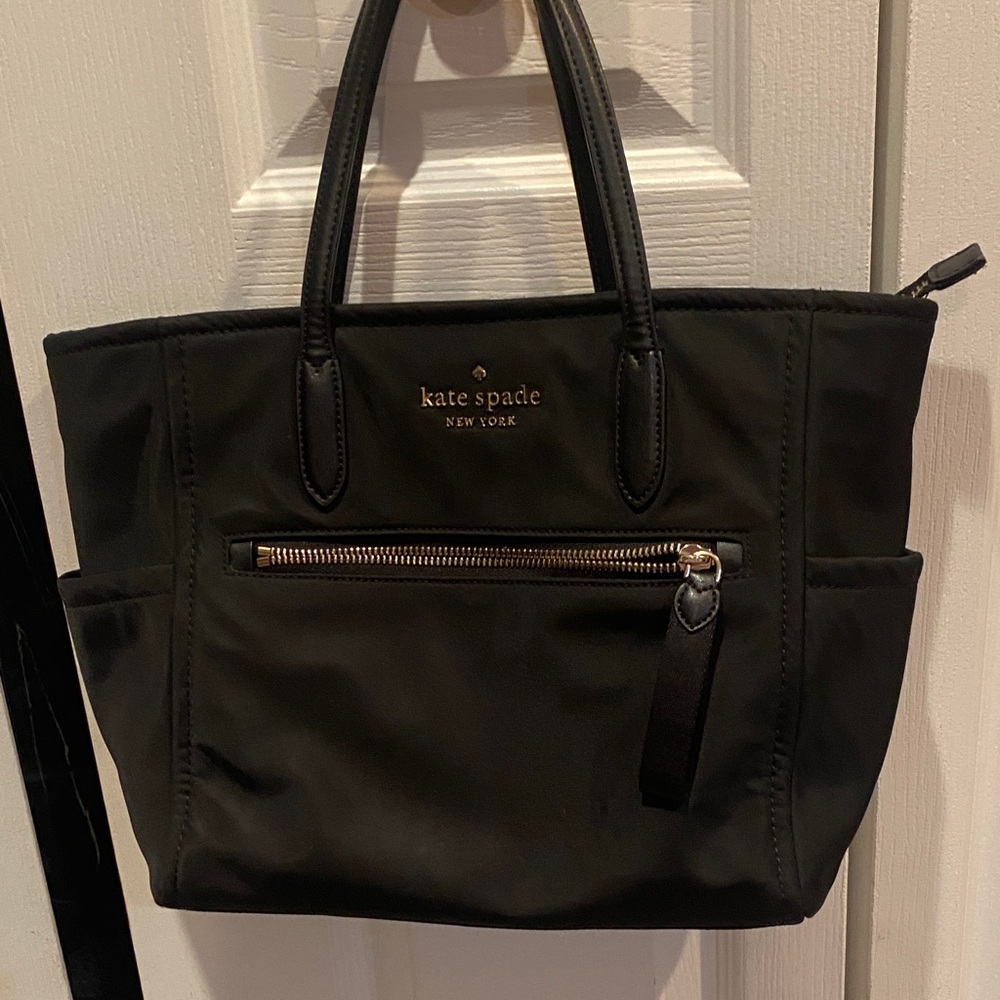 Kate Spade Black Nylon Tote